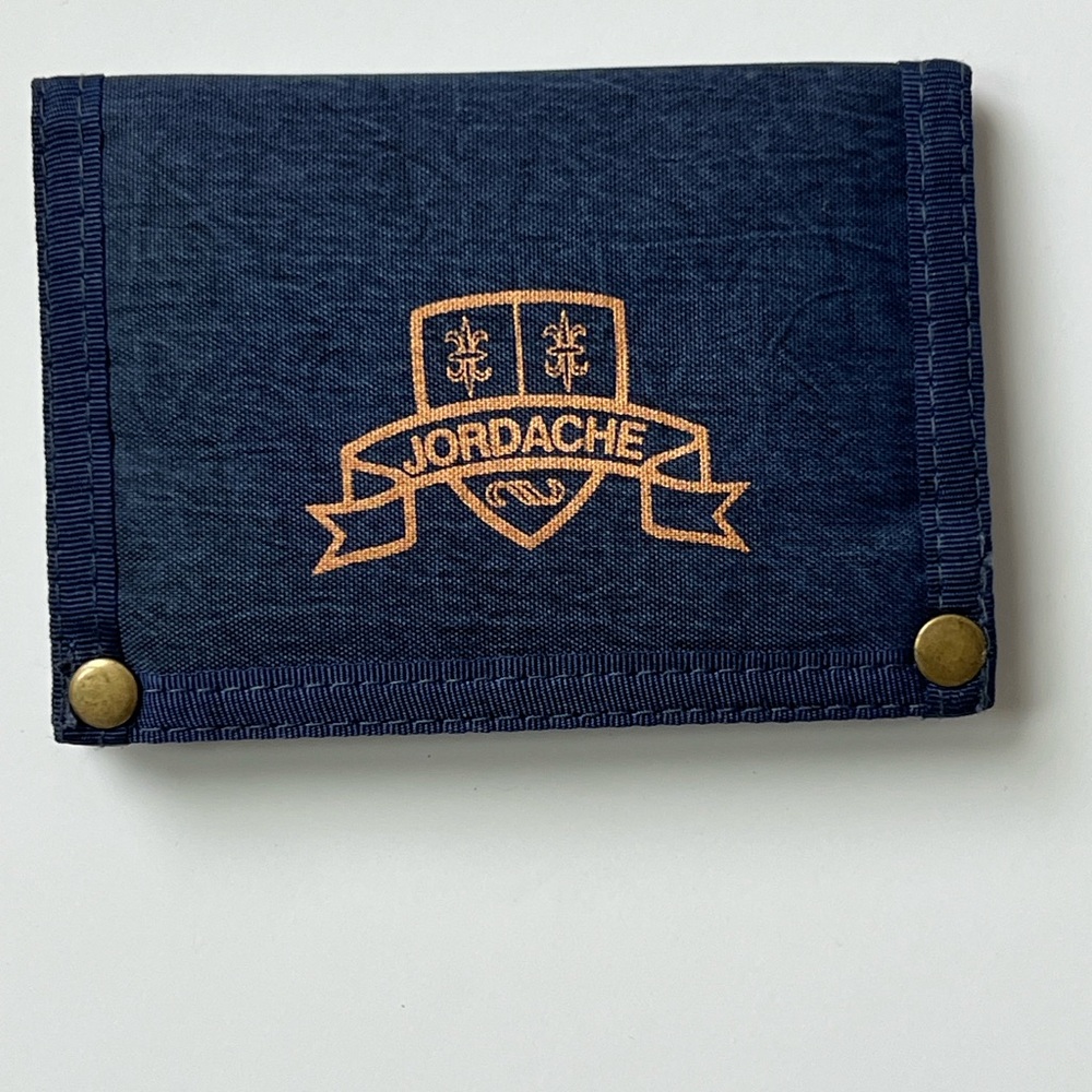Jordache Navy Blue Trifold Wallet